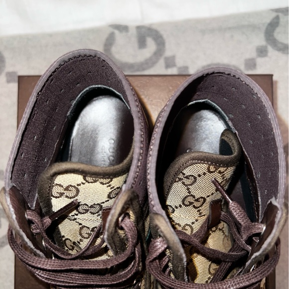 Authentic Gucci high top sneakers, size 5 - Picture 7 of 9